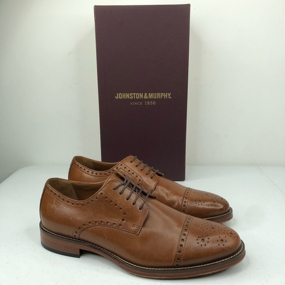 JOHNSTON & Murphy Dempsey Cap Toe Oxford Shoes main image 4